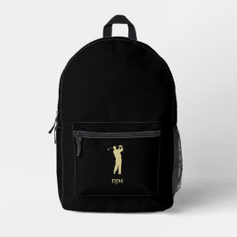 Monograma Dourado Silhouter Golfer