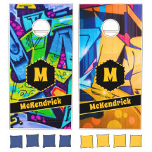 Monograma e Nome do Grafite Urbano Personalizado