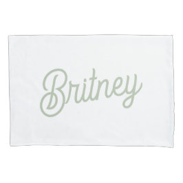 Monograma e Nome Personalizados Verde do Modern Sa