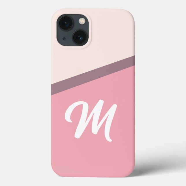 Monograma & Elegante design Pink 2 (Verso)