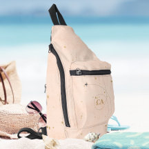 Monograma Elegante Minimalista Dourado Plano Rosa 