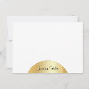 Monograma Elegante Modelo Faux Calligrafado Dourad