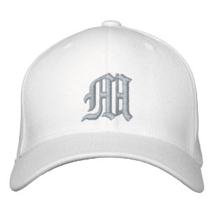 Monograma Elegante moderno bordado Boné de beisebo