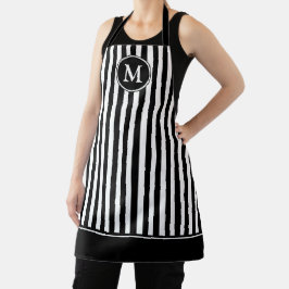 Monograma Elegante, Preto E Branco, Estimulado