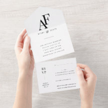 Monograma Elegante Simples Minimalista