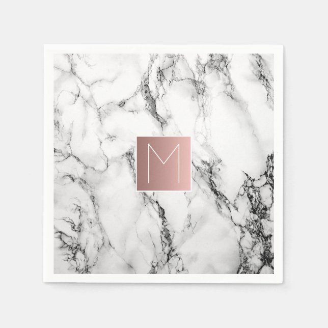 monograma em guardanapos de mármore (Frente)