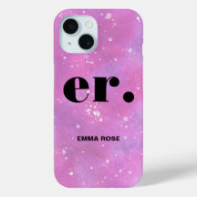 Monograma fantasia Na moda de aquarela Moderna Mín