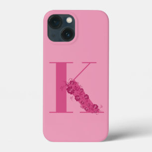 Monograma Floral - capas de iphone K
