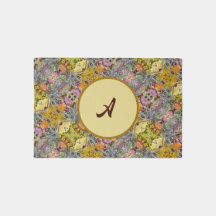 Monograma Floral Colorido Boho Chic de Cardo