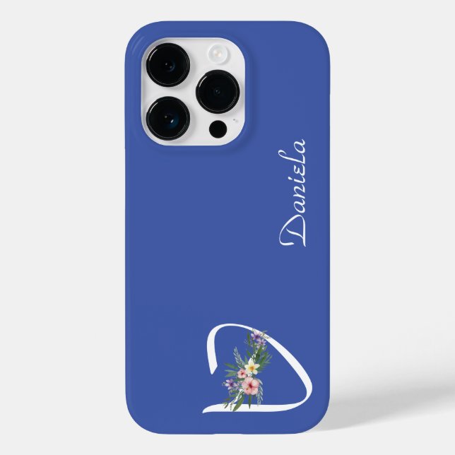 Monograma Floral D Aposentação (Verso)