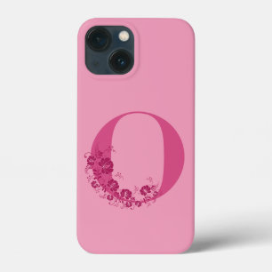 Monograma Floral - Letra O capas de iphone