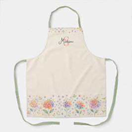 Monograma Floral por Aquarela — Blossomas Pastel
