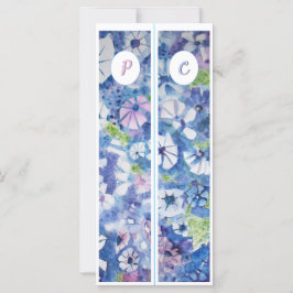 Monograma Flores Primárias Dois Marcadores