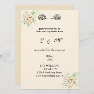 monograma formal de marfim