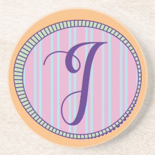 Monograma I Porta copos Sandstone