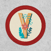 Monograma inicial alfabético Y - Letra moderna