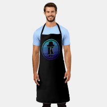 Monograma Inicial De Omã Azul Para Homens