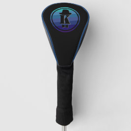 Monograma Inicial De Omã Azul Para Homens