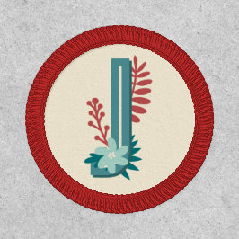 Monograma Inicial J alfabeto - Letra moderna