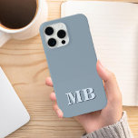 Monograma inicial moderno minimalista<br><div class="desc">Capa de telefone de Monograma Inicial Moderno Minimalista. Crie sua própria capas de iphone personalizada com o nome inicial personalizado.</div>