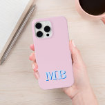 Monograma inicial moderno minimalista<br><div class="desc">Capa de telefone de Monograma Inicial Moderno Minimalista. Crie sua própria capas de iphone personalizada com o nome inicial personalizado.</div>