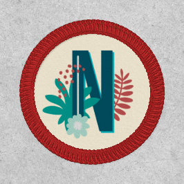 Monograma inicial N alfabeto - Letra moderna