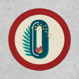 Monograma inicial O alfabeto - Letra moderna