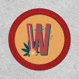 Monograma inicial W alfabético - Letra moderna