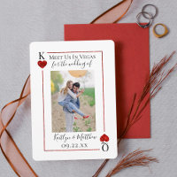 Monograma Jogando Cartão Foto De Casamento Salva A