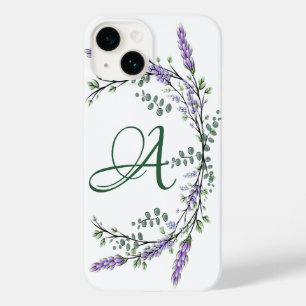 Monograma Lavanda Eucalyptus Case-Mate iPhone Ca