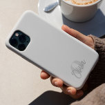 Monograma legal de Script Moderno Branco Monocromá<br><div class="desc">A Capa de telefone Personalizada Monocromática Legal Monocromática de Script Moderno Monocromático oferece uma combinação de estilo e personalização com atributos-chave adaptados às suas necessidades. Essa capa de telefone se destaca com seu monocromático design branco e monograma moderno, fazer-o um acessório elegante e elegante. Os principais recursos desta capa de...</div>