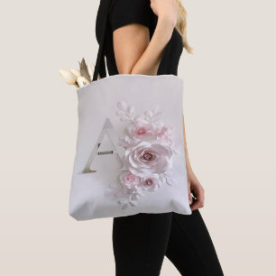Monograma - Letra A Bolsa floral