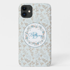 Monograma - letra B, capas de iphone personalizada