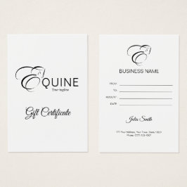 Monograma - Letra E Cavalo