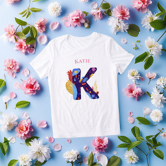 Monograma - Letra K Negrito e Presente de Aniversá