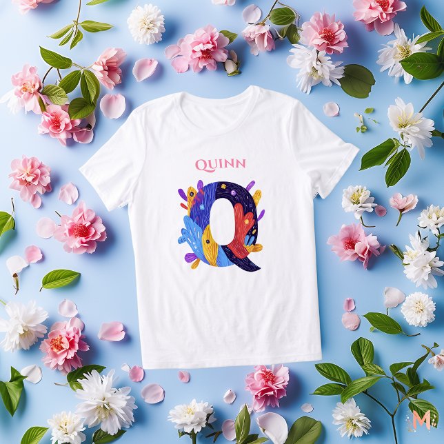 Monograma - Letra Q Presente de Aniversário Artíst (Criador carregado)