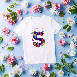 Monograma - Letra S, Presente Artístico Vibrante