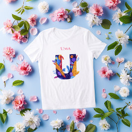 Monograma - Letra U Presente de Aniversário Artíst