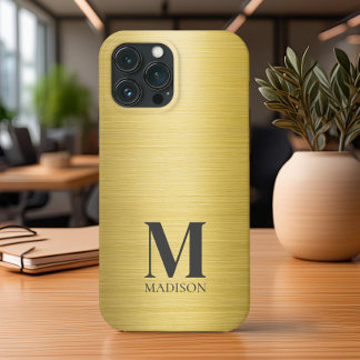 Monograma Metálico Dourado