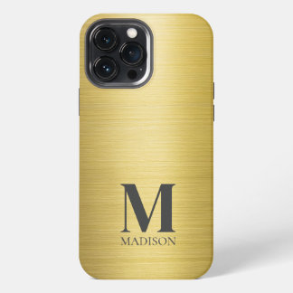 Monograma Metálico Dourado