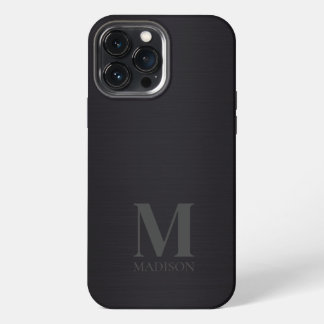 Monograma Metálico Preto