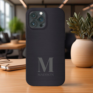 Monograma Metálico Preto