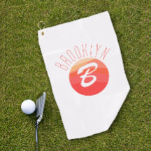 Monograma minimalista - letra B cor - de - laranja