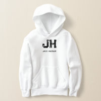 MONOGRAMA MINIMALISTA PRETO DE DUAS LETRAS NOME BR