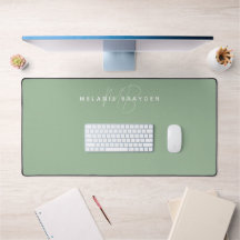 Monograma Minimalista Verde Sage