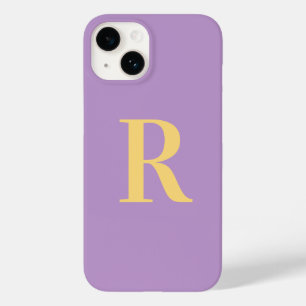Monograma Mínimo Lilac Roxo Moderno
