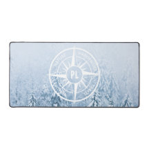 Monograma monograma de emblem em estrela de compas