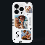 Monograma Nome 3 Foto Colagem Moderna<br><div class="desc">Monograma Name 3 Photo Collage Trendy Modern Capa de telefone apresenta uma colagem de fotos de três de suas fotos favoritas com seu nome personalizado e monograma em um roteiro preto elegante. Personalize editando o texto nas caixas de texto fornecidas. Perfeito para aniversário, Natal, Dia de as mães e muito...</div>