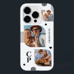 Monograma Nome 3 Foto Colagem Moderna<br><div class="desc">Monograma Name 3 Photo Collage Trendy Modern Capa de telefone apresenta uma colagem de fotos de três de suas fotos favoritas com seu nome personalizado e monograma em um roteiro preto elegante. Personalize editando o texto nas caixas de texto fornecidas. Perfeito para aniversário, Natal, Dia de as mães e muito...</div>