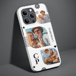 Monograma Nome 3 Foto Colagem Moderna<br><div class="desc">Monograma Name 3 Photo Collage Trendy Modern Capa de telefone apresenta uma colagem de fotos de três de suas fotos favoritas com seu nome personalizado e monograma em um roteiro preto elegante. Personalize editando o texto nas caixas de texto fornecidas. Perfeito para aniversário, Natal, Dia de as mães e muito...</div>